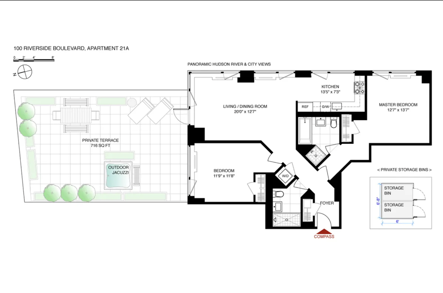 100 Riverside Boulevard 21A