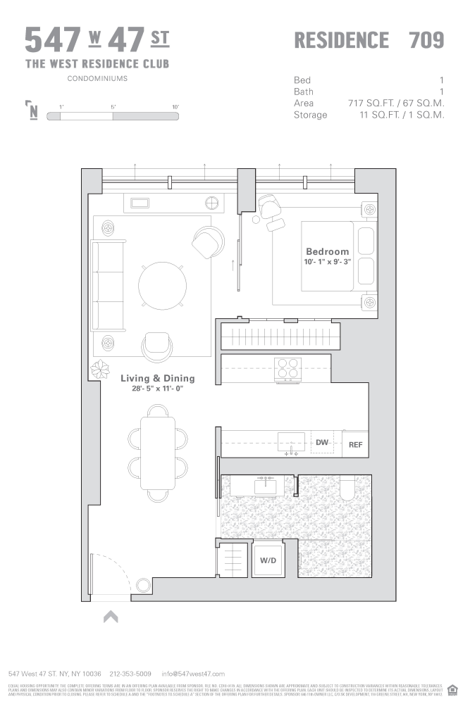 547 W 47th Street 709